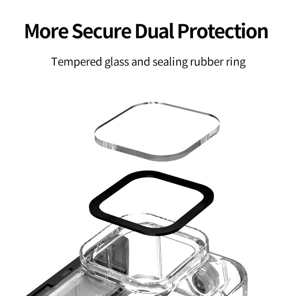 Telesin Waterproof case + dive filter set for GoPro 9/10/11/12
