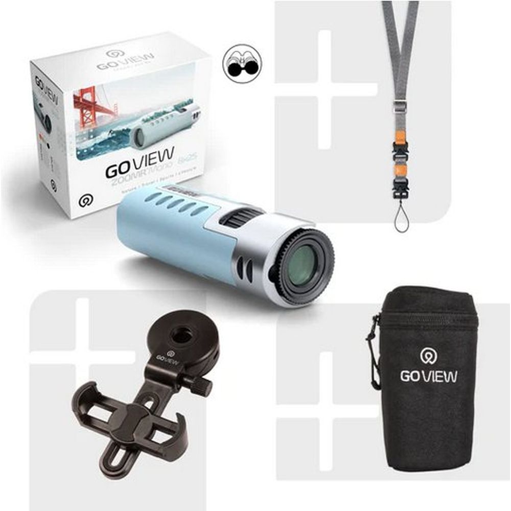 GoView ZOOMR Mono 8x25 HD Miami Blau