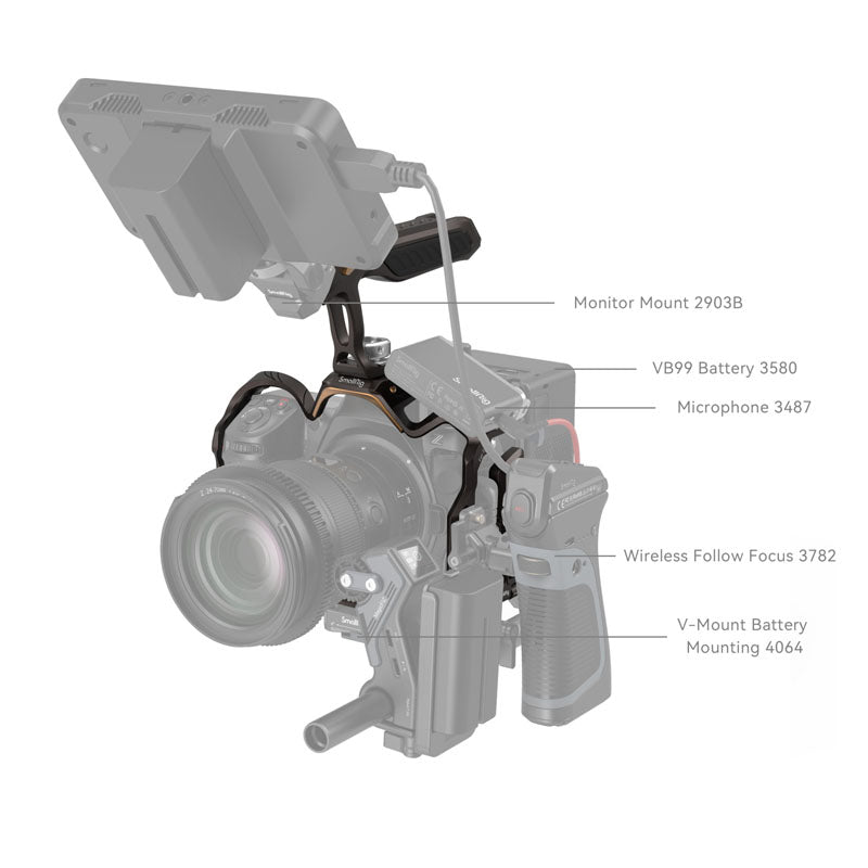 SmallRig 4317 "Night Eagle" Käfig-Kit für Nikon Z8