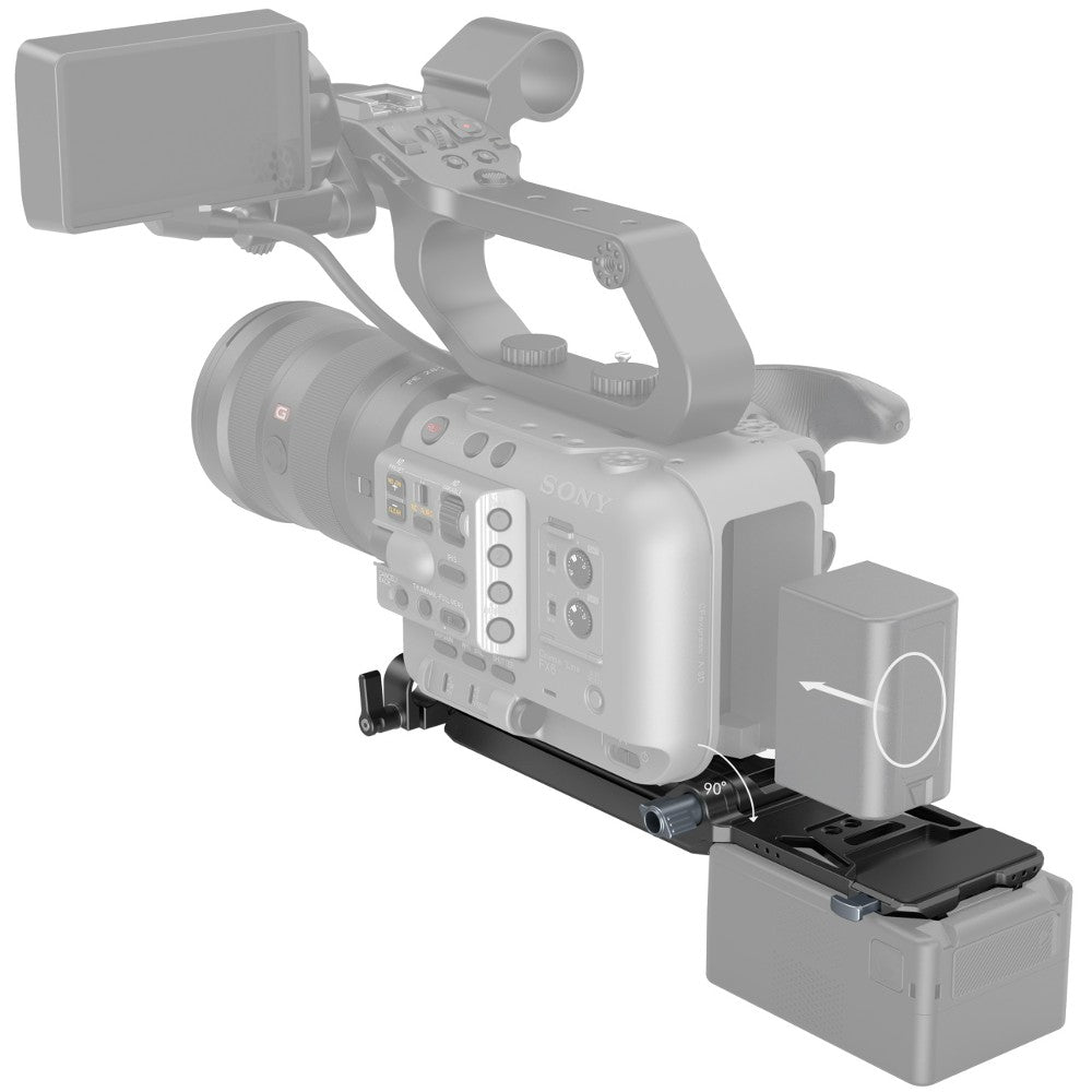 SmallRig 4323 V-Mount Battery Mount Plate Kit for Cinema Cameras