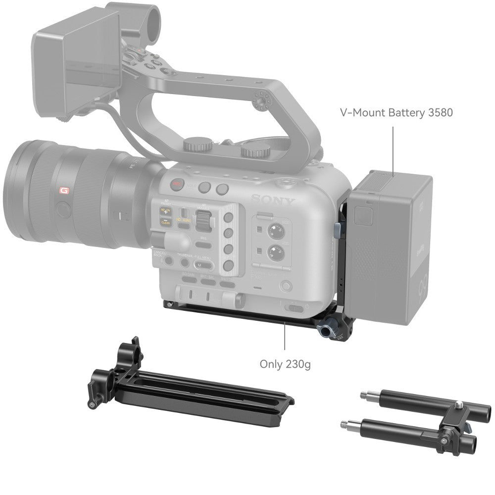 SmallRig 4323 V-Mount Battery Mount Plate Kit for Cinema Cameras