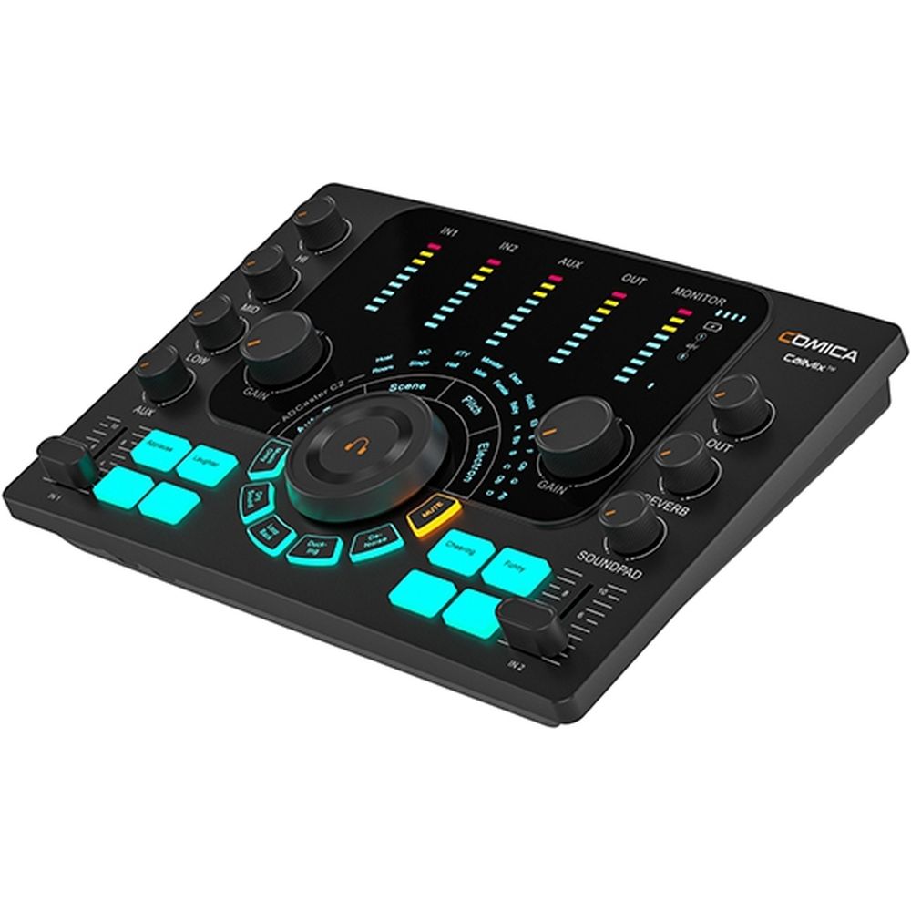 Comica Audio mixer for streaming, podcast and recording
