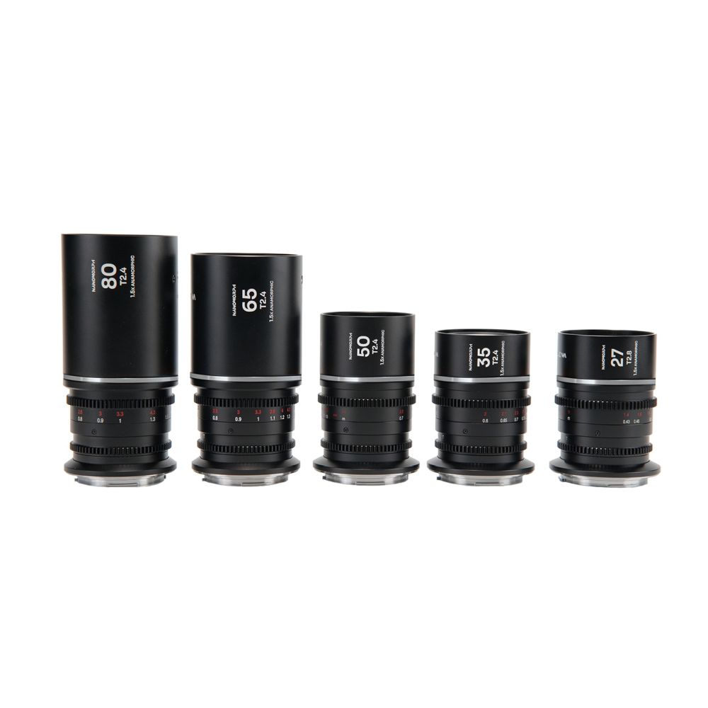 Laowa Nanomorph S35 Bundle (27,35,50,65,80mm) (Silber) L-Mount
