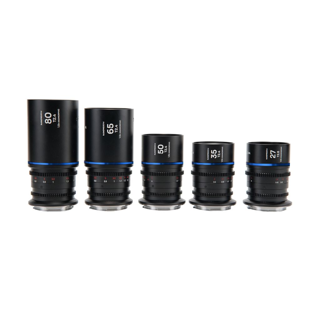 Laowa Nanomorph S35 Bundle (27,35,50,65,80mm) (Blau) Nikon Z