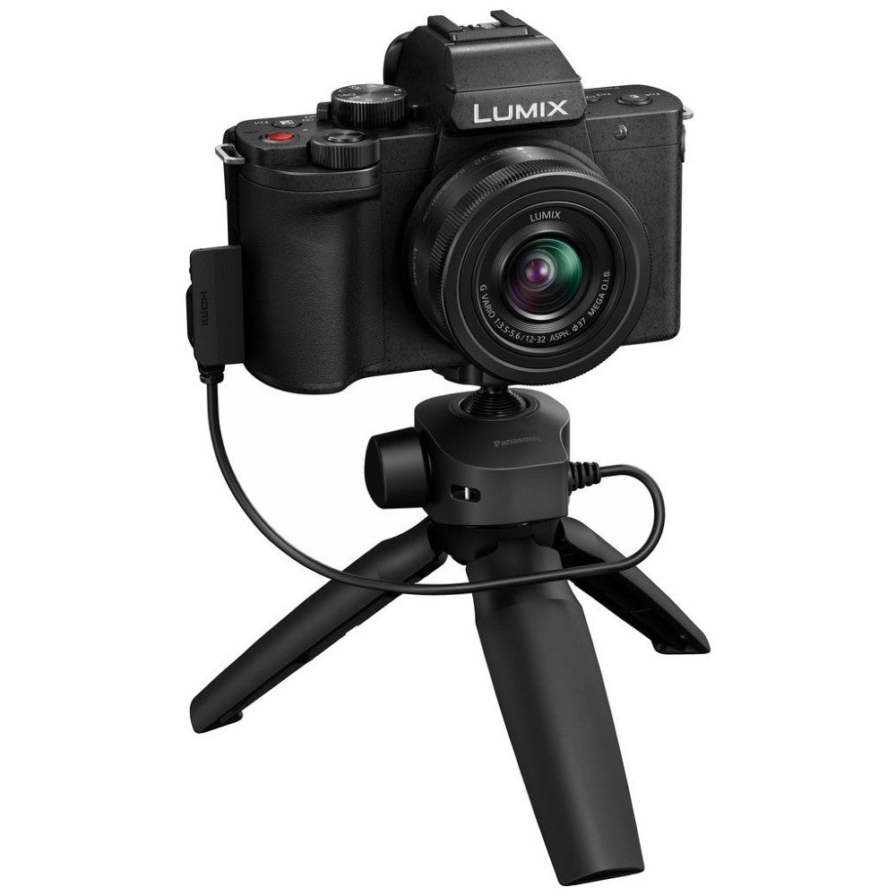 Panasonic Lumix DC-G100D + G Vario 12-32mm f/3.5-5.6 + DMW-SHGR2 Stativ