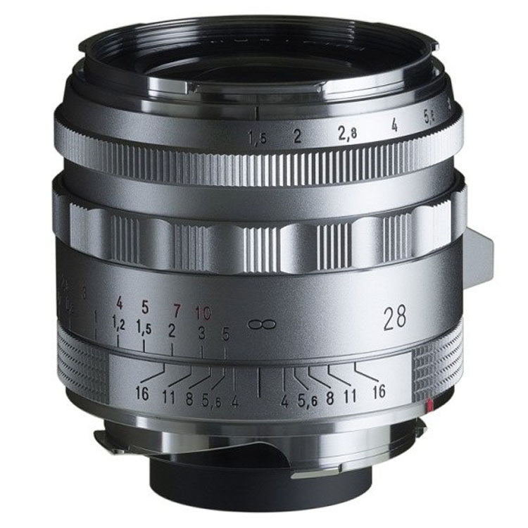 Voigtlander Nokton 1.5/28mm Type II VM aspherical, silver