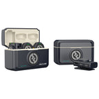 Hollyland LARK M2 Combo Duo Wireless Lavalier Microphone - Shine Charcoal