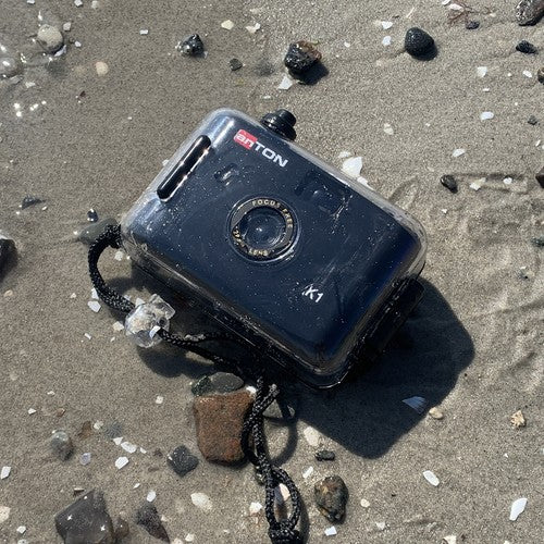 anTON K1 Filmkamera mit Unterwassergehäuse, schwarz