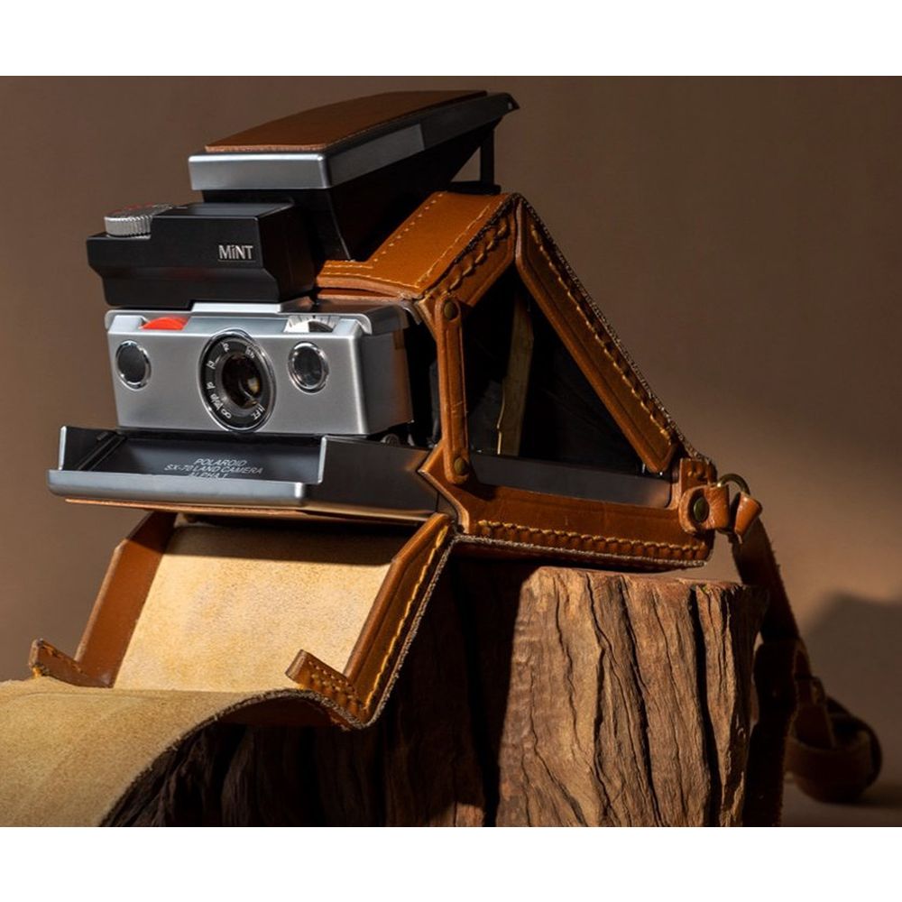 MINT SLR670-S (Type i) Instant film camera, brown