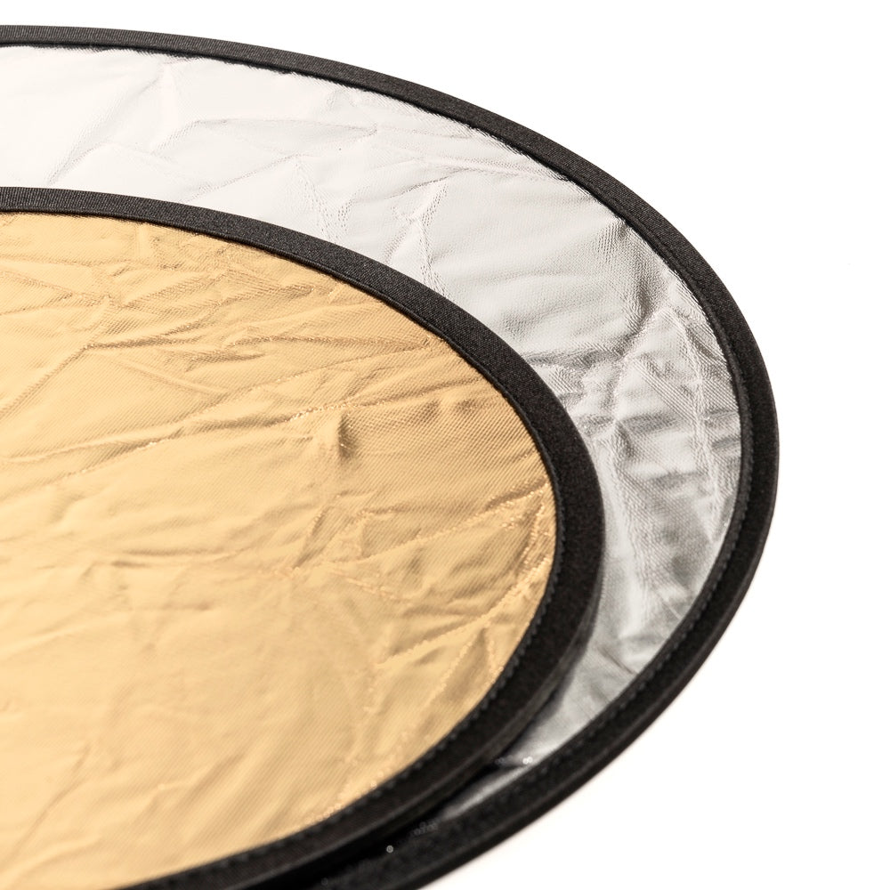 Caruba Reflexionsschirm 2 in 1 Gold & Silber, 30cm