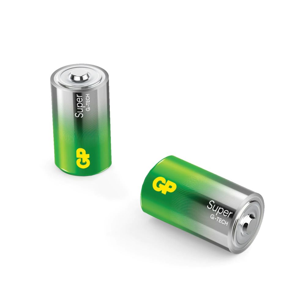 GP Super Alkaline D Mono Batterie großer Stab, Blister 2