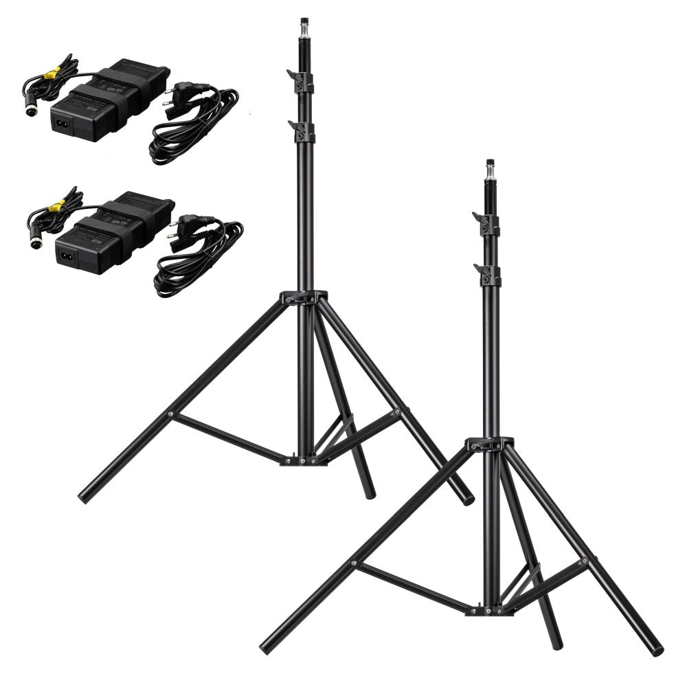 Bresser BR-135RGB COB LED Licht Duo Kit
