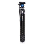 Benro Tortoise Carbon Tripod with S4PRO Video Head 34C Levelling Base