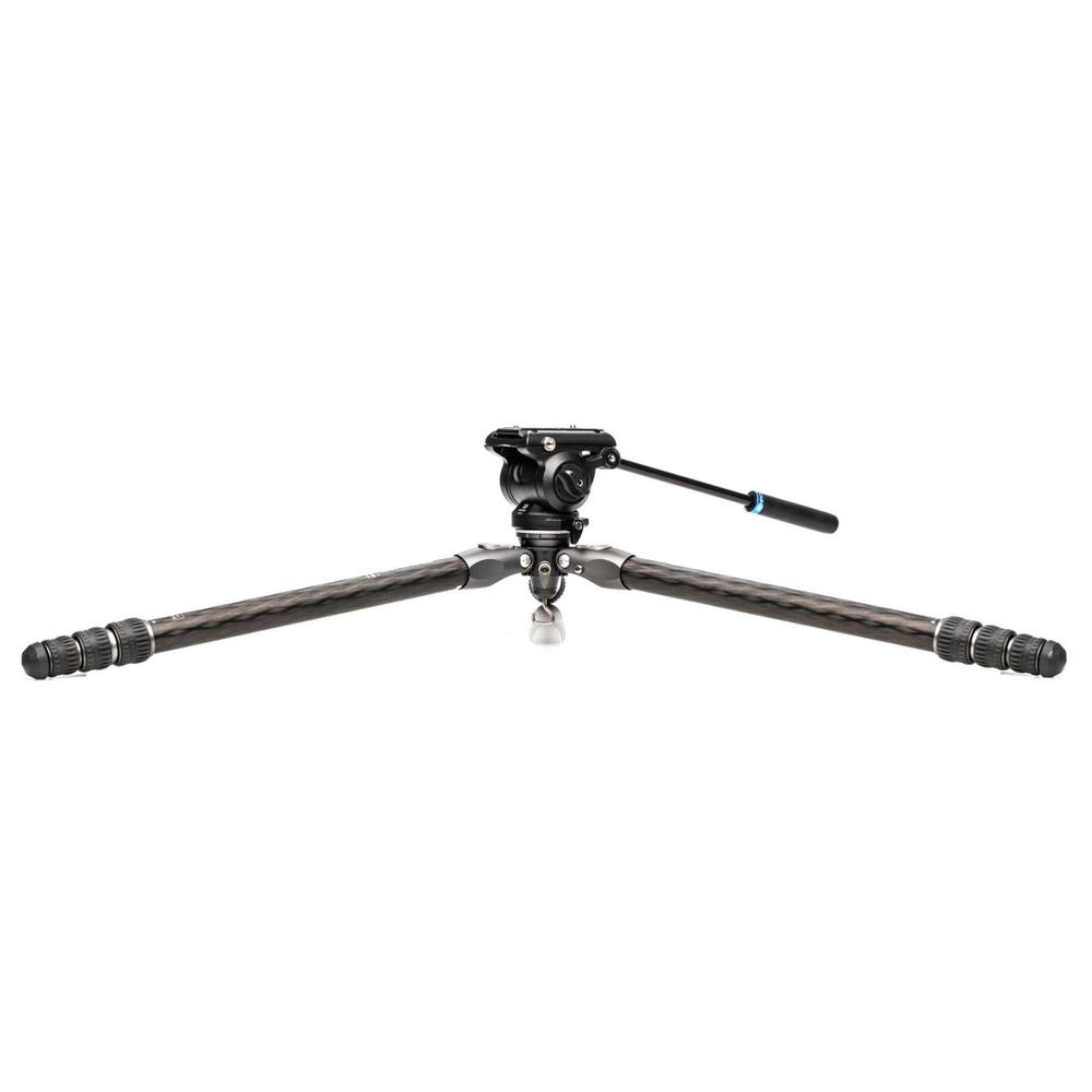 Benro Tortoise Carbon Tripod with S4PRO Video Head 34C Levelling Base