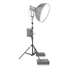 Shape Aluminium-Babyständer, quadratisches Bein, Schwarz, 12,9'