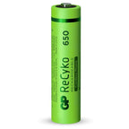 GP NiMH ReCyko AAA 650mAh 1.2V Rechargeable, 2 Pieces
