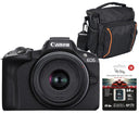 Canon EOS R50 Schwarz + RF-S 18-45mm IS STM Starter Kit