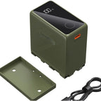 SmallRig 4577 NP-F970 USB-C Rechargeable Camera Battery, green