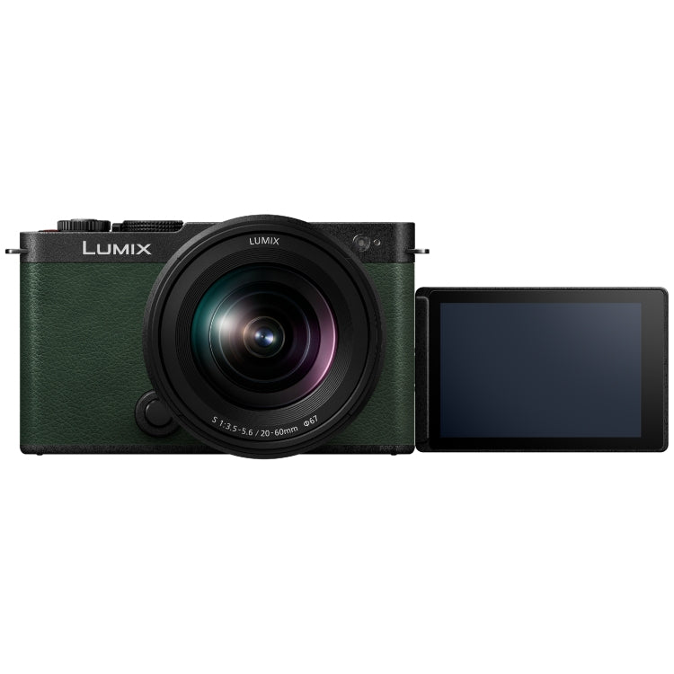Panasonic Lumix S9 Housing Dark Olive Green + Lumix S 20-60mm f/3.5-5.6 L mount
