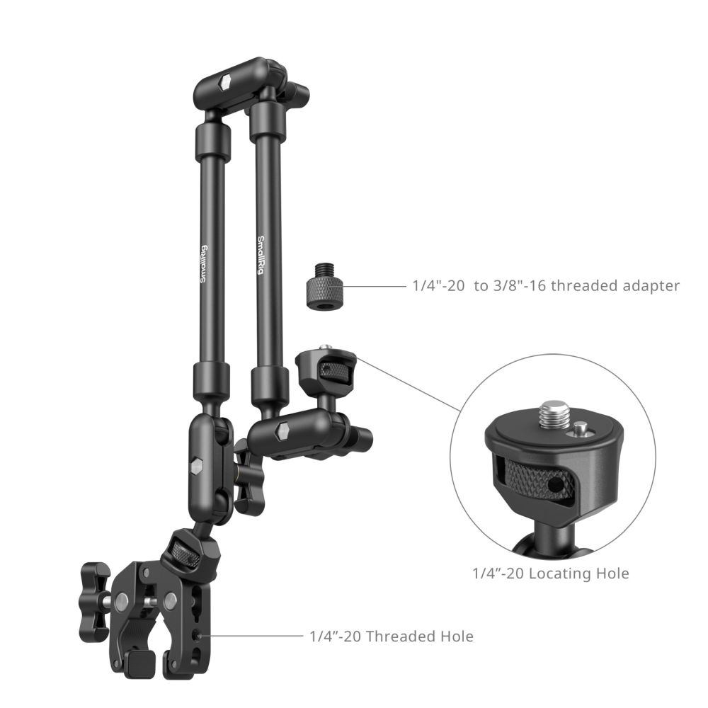 SmallRig Magic arm with crab clamp set for desk photography 4766