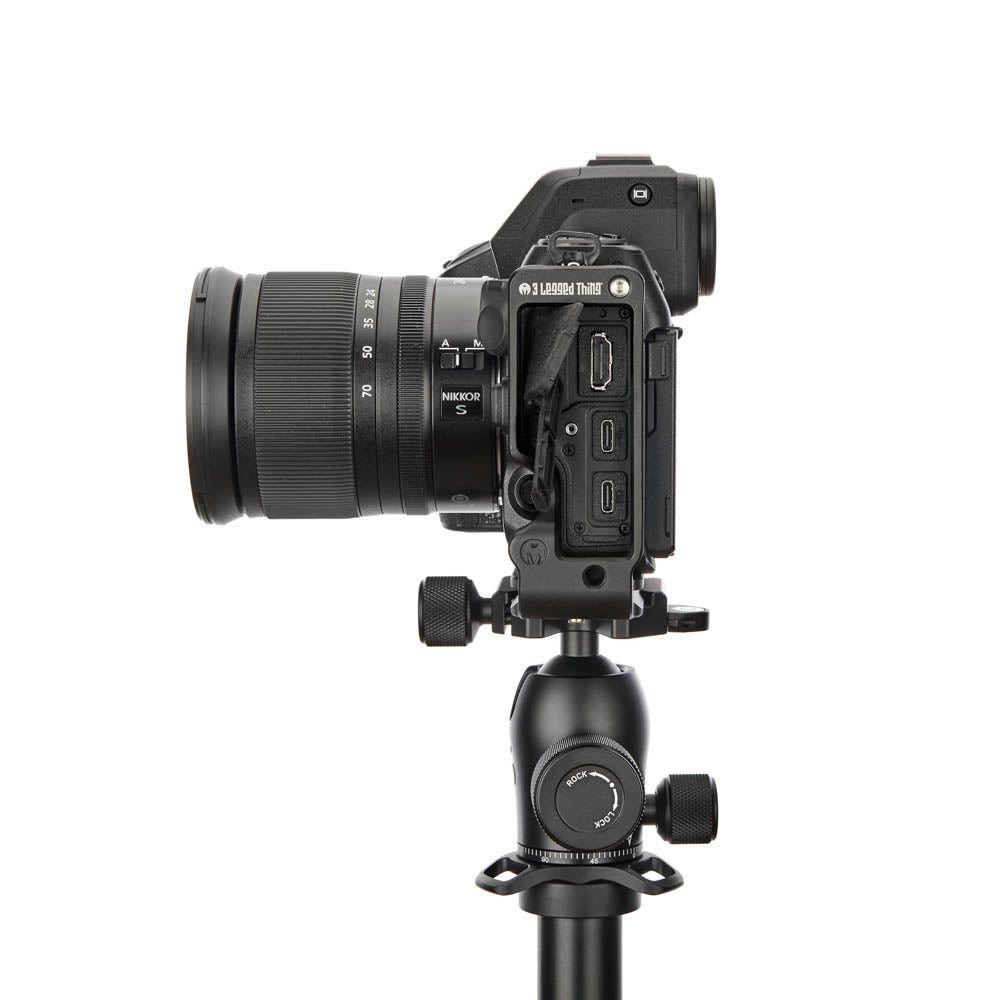 3 Legged Thing ZOOEY QD 110mm Arca L Bracket for Nikon Z8 Black