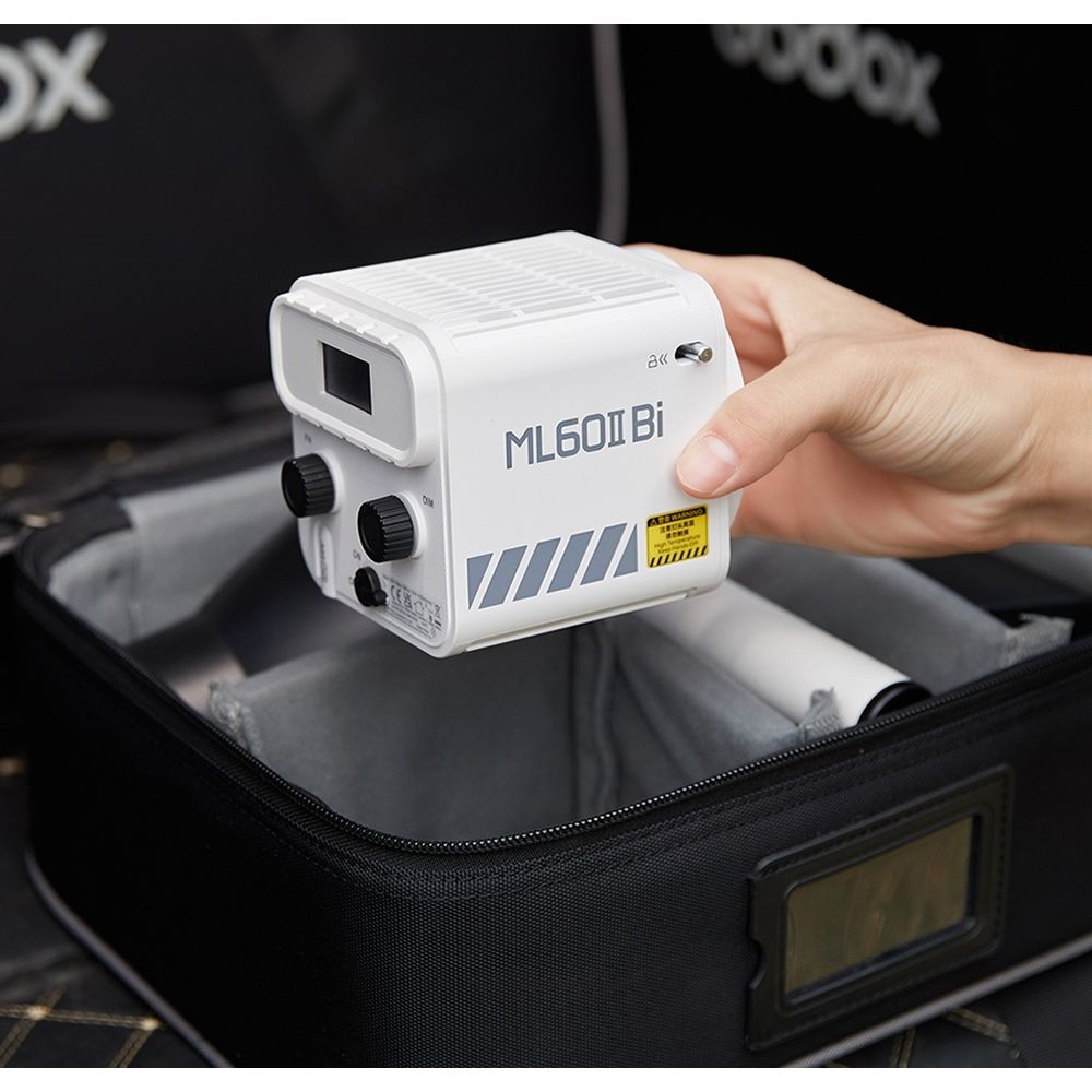 Godox ML60II BI Portable LED light Bi Colour kit (AK B01 + Battery Support)