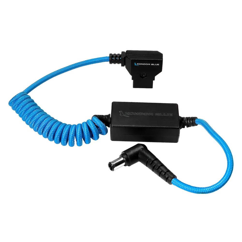 Kondor Blue Curled D-Tap to 19.5V regulated DC for Sony FX9/FX6