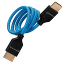 Kondor Blue 4K HDMI 2.0 Braided Blue Cable / 2 Feet