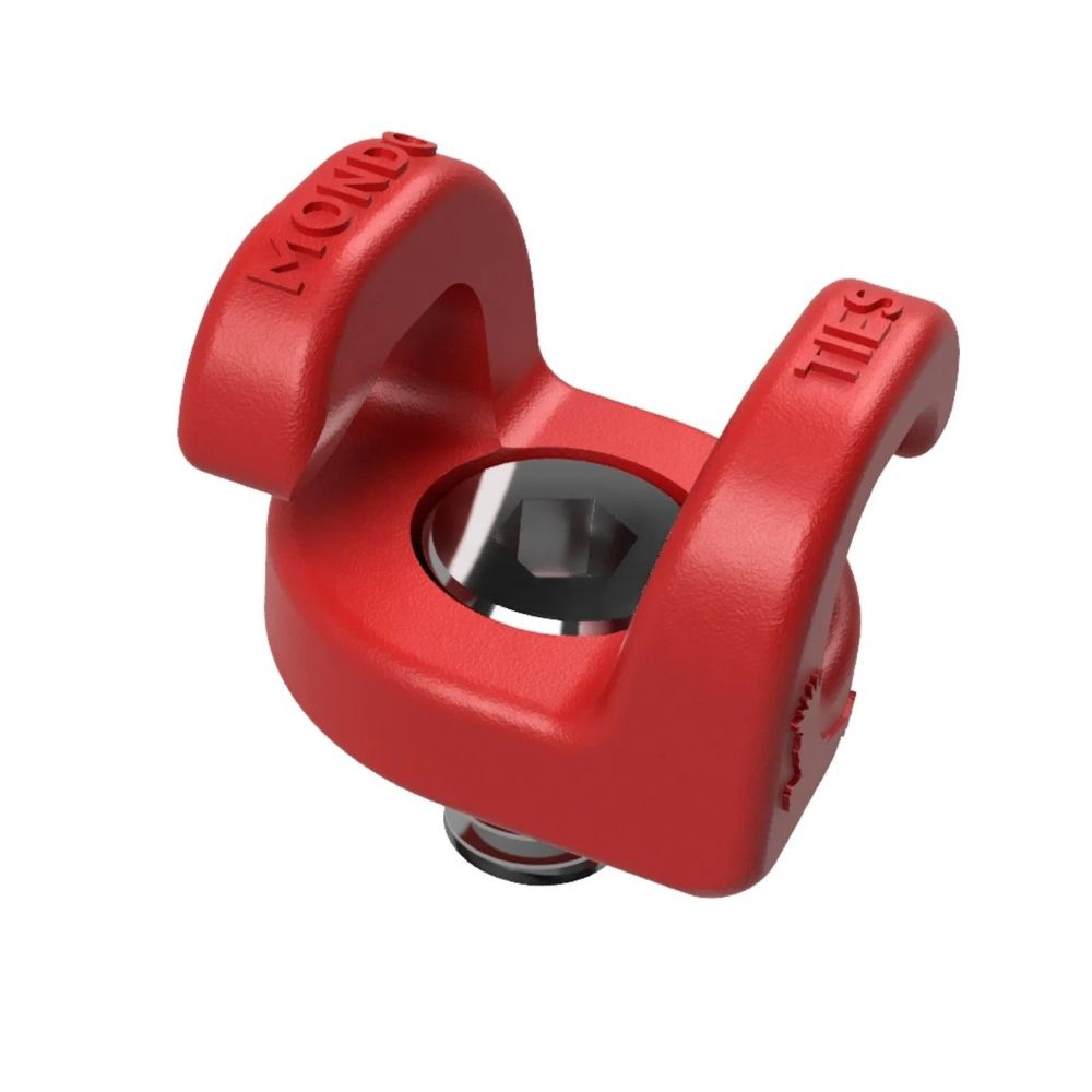 Kondor Blue Mondo Ties Cable management clips for cameras (1/4"-20) (5 Pack / Cardinal Red)