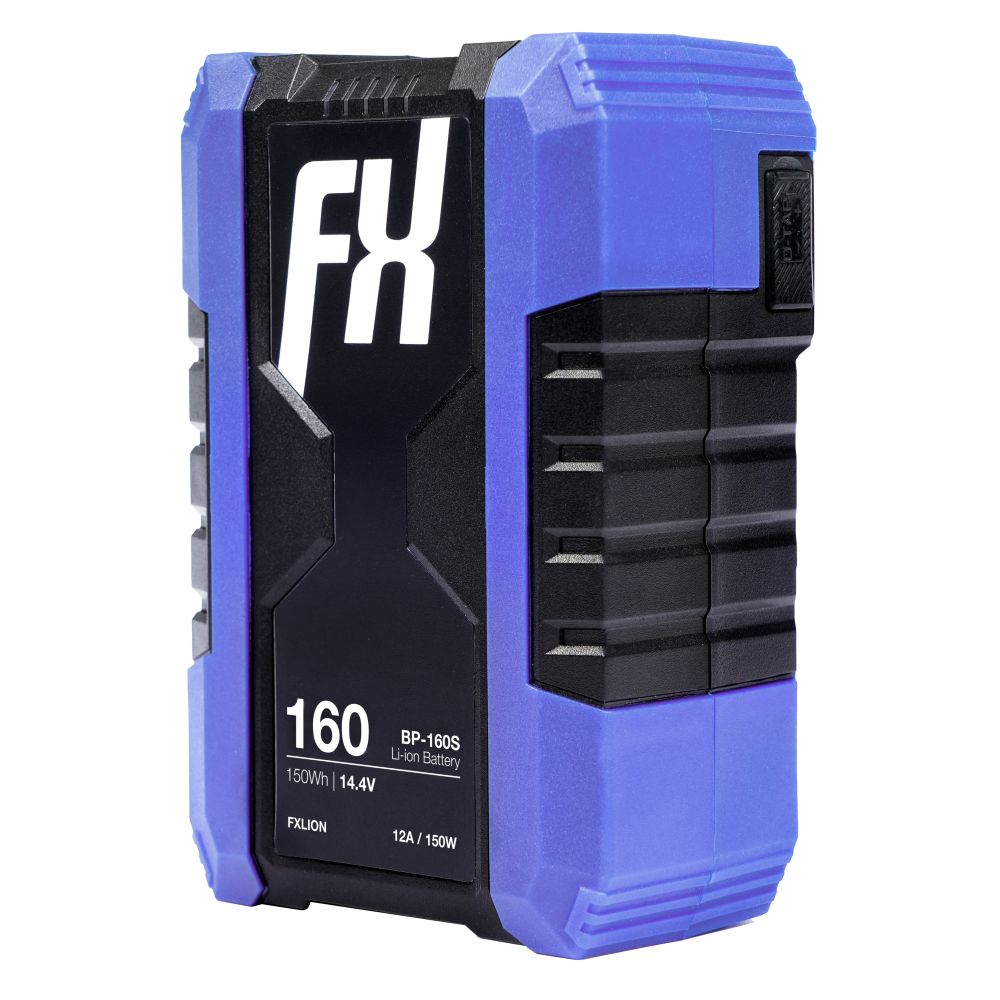 Fxlion Cool Black V-Mount Akku, 14,4V, 150Wh mit USB, D-Tap