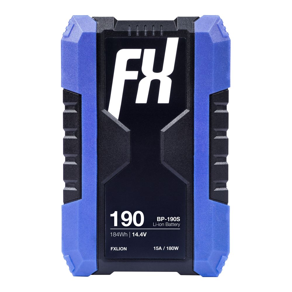 Fxlion Cool Black V-Mount Akku, 14,4V, 184Wh mit USB, D-Tap