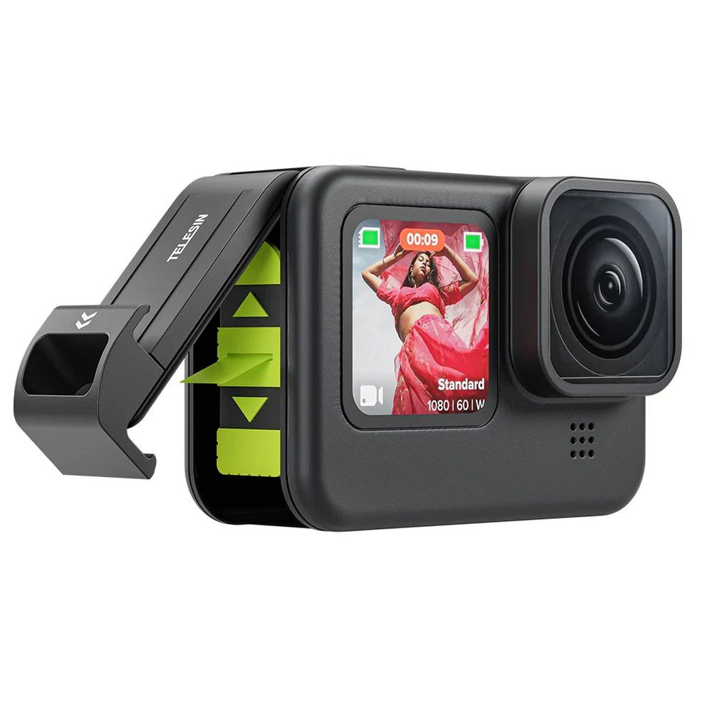 Telesin Battery cover with charging connector, waterproof