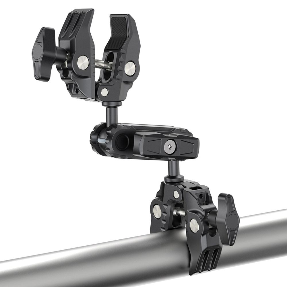 Ulanzi 2-in-1 Super Clamp Magic Arm (2x Rohrschelle + Kugelkopf)