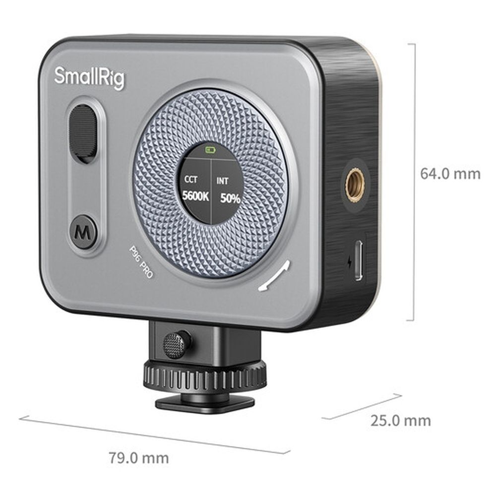 SmallRig Vibe P96 Pro mini LED Video Light (Schwarz) 4660