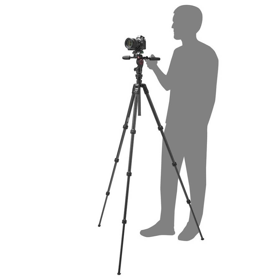 Manfrotto Befree GT PRO 3-Way Carbon-Stativ