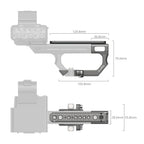 SmallRig Extension Mount Plate Kit für Sony FX3 / FX30 XLR Handle 4830