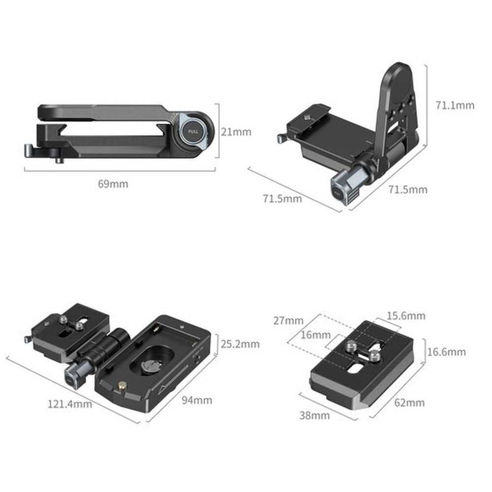 SmallRig NP-F Battery Adapter Mount Plate Kit for Mirrorless Cameras 4696
