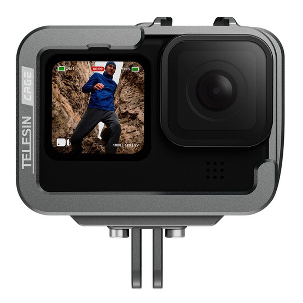 Telesin Metal cage GoPro 12/11/10/9 (horizontal only)