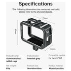 Telesin Metal cage GoPro 12/11/10/9 (horizontal only)