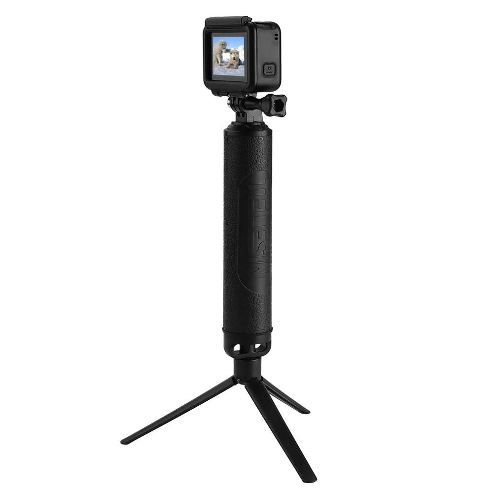 Telesin Selfie Stick 90cm mit Stativ für GoPro & Smartphone
