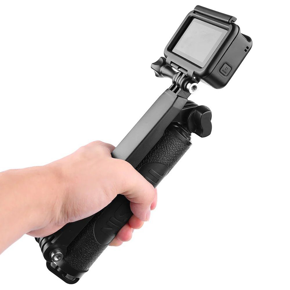 Telesin Selfie Stick 90cm mit Stativ für GoPro & Smartphone