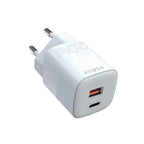 Celly Wandladegerät 1 USB-A / 1 USB-C, 20W, weiß