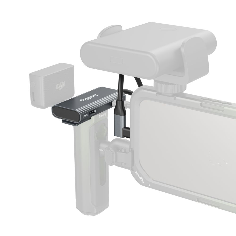 SmallRig 4-in-1 USB-C Hub PD 100W / USB-C 3.1 / USB-C 2.0 with Audio Adapter x 2 4598