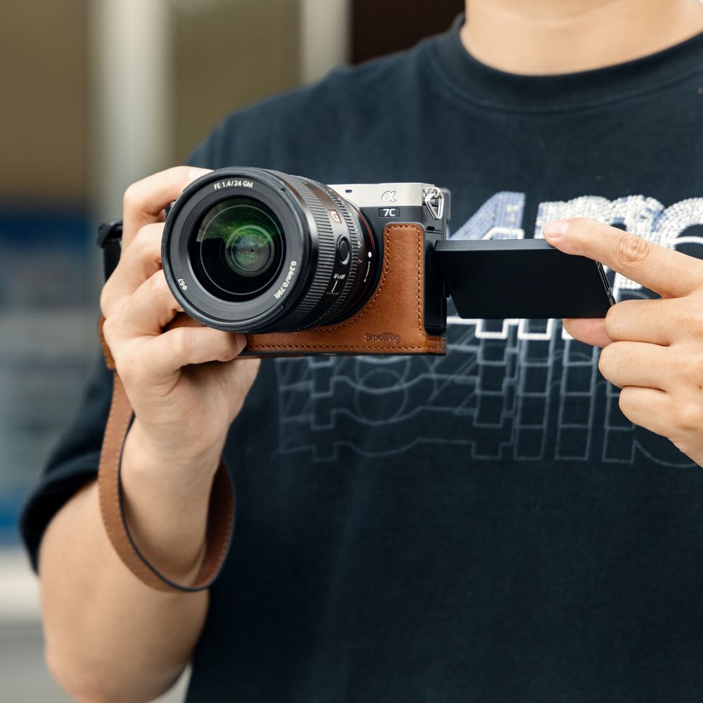 SmallRig Kameratasche aus Leder für Sony Alpha 7C II / Alpha 7CR 5015