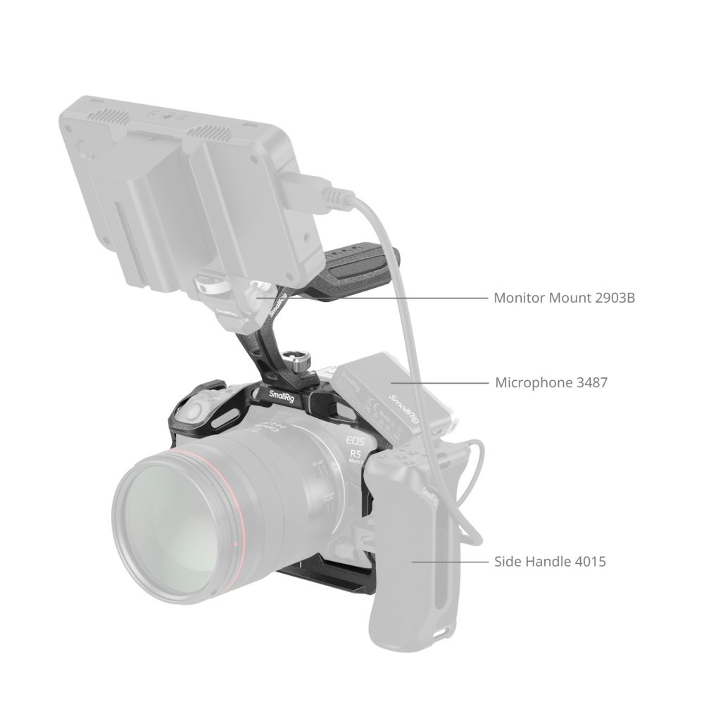 SmallRig "Black Mamba" Cage Kit for Canon EOS R5 Mark II 4976