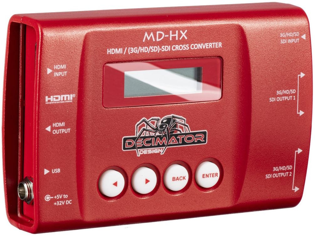 Decimator MD-HX HDMI/SDI Cross Konverter mit Skalierung und Bildratenkonvertierung