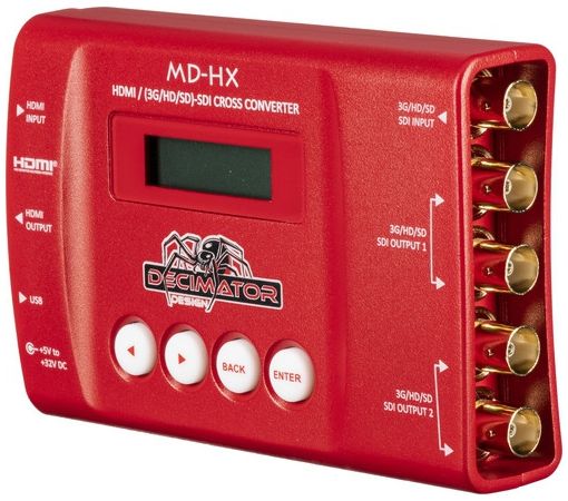 Decimator MD-HX HDMI/SDI Cross Konverter mit Skalierung und Bildratenkonvertierung