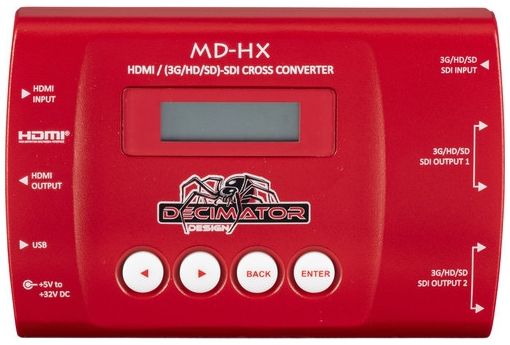 Decimator MD-HX HDMI/SDI Cross Konverter mit Skalierung und Bildratenkonvertierung