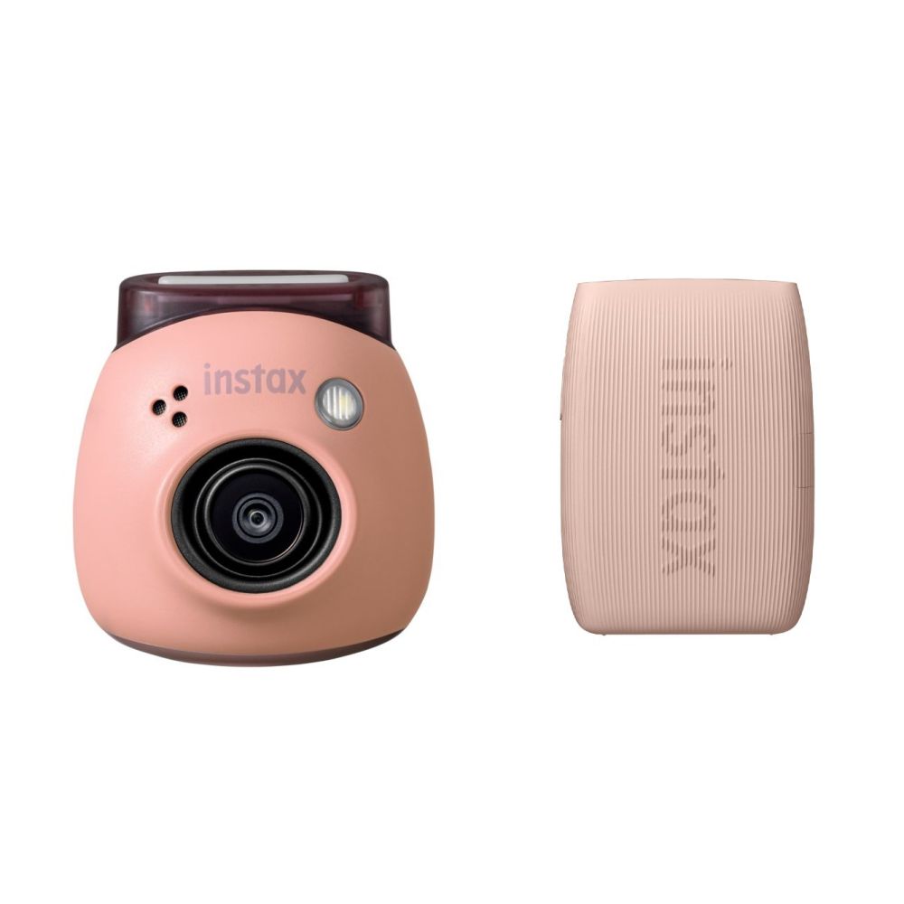 Fujifilm INSTAX PAL digital camera, Powder Pink + printer mini Link 3, Rose Pink