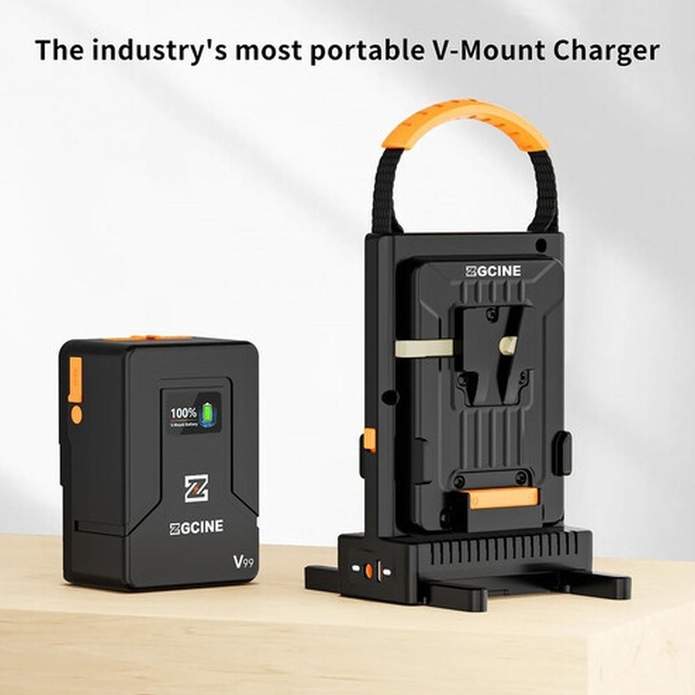 ZGCINE V-Mount Dual Charger mit Hot Switching